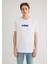 Miav Baskılı Beyaz Tişört 067153-620 12