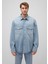 Ross 90lar Puslu Açık Mavi Jean Gömlek 0210031-82947 9