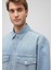 Ross 90lar Puslu Açık Mavi Jean Gömlek 0210031-82947 11
