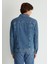 Frank 90lar Puslu Indigo Mavisi Jean Ceket 0115280974 10