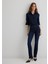 Mona Gold Klasik İndigo Mavisi Jean Pantolon 1049733699 12