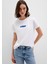 Miav Baskılı Beyaz Tişört 1610622-620 9