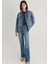 Karla 90lar İndigo Mavisi Jean Ceket 110154-30868 9