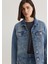Karla 90lar İndigo Mavisi Jean Ceket 110154-30868 10