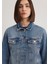 Karla 90lar İndigo Mavisi Jean Ceket 110154-30868 13