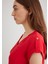 V Yaka Kırmızı Bluz 122504-30648 14