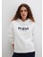 Mavi Logo Baskılı Kapüşonlu Ekru Sweatshirt 168334-81964 9