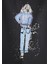 Denim Kız Baskılı Antrasit İstanbul Tişört 168890-29726 14
