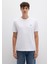 Mavi Logo İşlemeli Beyaz Basic Tişört 067074-620 11