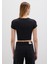 Siyah Basic Crop Tişört 1600814-900 10