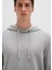 Mavi Logo Baskılı Kapüşonlu Gri Sweatshirt 065606-28387 13