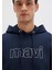 Mavi Logo Baskılı Kapüşonlu Lacivert Sweatshirt 065606-28417 13