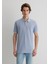 Şerit Detaylı Mavi Polo Tişört 065900-30715 9