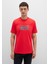 Mavi Logo Baskılı Kırmızı Tişört 066842-33099 10