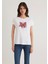 Kelebek Baskılı Beyaz İstanbul Tişört 167576-620 9