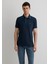 Yaka Detaylı Lacivert Polo Tişört 062373-28417 9