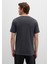 Stretch V Yaka Antrasit Basic Tişört 061748-24398 13