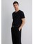 Siyah Basic V Yaka Tişört 065586-900 8