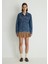 Karla 90lar Koyu Mavi Jean Ceket 110154-30105 8