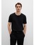 Ribana Detaylı Siyah Tişört 063747-900 7
