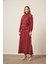 Kadın Ipek Cupra Etekli Takım Bordo 31158 3