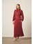 Kadın Ipek Cupra Etekli Takım Bordo 31158 4
