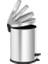 Izmir Fırça Luna 8 Lt. Paslanmaz Pedallı Çöp Kovası - Yavas kapanır - 4100559585 1