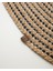 Circle Art Dekoratif Jüt Kilim 120 cm Natural-Siyah 3
