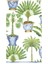 Potted Palms Paper Guest Towel Napkins In White 15 Per Package 1