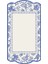 Blue Regal Peacock Table Card - Pack Of 12 1