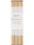 Slim Birthday Candles In White & Gold - 16 Candles Per Package 1
