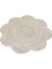 Rattan Scalloped Round Placemat In Cream 1 Placemat 1