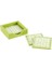 Trellis Square Lacquer Coaster In Holder - Set Of 4 1