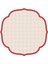 Die Cut Red Swiss Dot Placemat - 12 Sheets 1
