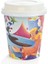 8 Oz Tasarım Renkli Karton Bardak 50 Adet 4