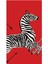 Zebras Paper Guest Towel Napkins In Red 15 Per Package 1
