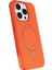 More-Tr Newface Apple Iphone 14 Pro Max Regal Magsafe Standlı Kapak - Turuncu 2