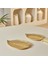 Leaf Dekoratif Tabak Gold 21X15X2,5 cm 3