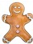 Gingerbread Man Table Accent - Pack Of 12 1