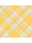 Yellow Plaid Cocktail Napkin Pack Of 20 1