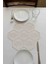 Fransız Dantel Yıldız Model 5’li Masa Üstü Runner Seti (115X35 Cm) 2
