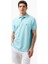 Erkek Mavi Classic Fit Polo Yaka T-Shirt K35000T.4IV 5