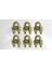 Halat Kelepçesi, 6mm A Tipi, Sarı Galvaniz Kaplama, (6 Adet) 3