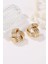 Gold Bijuteri Retro Tarz Kadın Küpe EV19SR 2