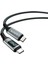 Thunderbolt 4 Type C To Type C 240W Hızlı Şarj 8K@60Hz Görüntü Aktarımı 40GBPS Veri Transferi Pd3.1 LED Göstergeli 1.5 Metre Örgülü Kablo ARD-015 (1.5 Metre) 1