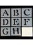 Ada Sanatsal Stencil Harf Boyama Şablonu X001 4