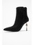 Crısta Siyah Süet Sivri Burunlu Kadın Topuklu Bot 4