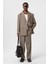 Kuşaklı Kapama Oversize Takım Elbise Haki 1