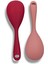 Ivory Silikon Yanmaz Yapışmaz Kaşık Seti 2'li Koyu-Toz Pembe 2