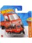 - Mighty K - Hw Hot Trucks 7/10 - HKJ03 - Short Card - Ryula Circuit - Kırmızı - Mattel 2023 - 1:64 3